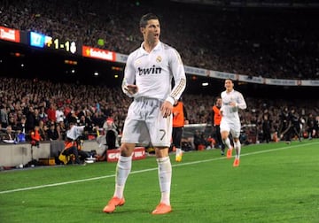 Ronaldo scored 12 times at the Camp Nou during his time at Real Madrid.