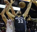 Marc Gasol se resiente de la rodilla y sus Grizzlies pierden
