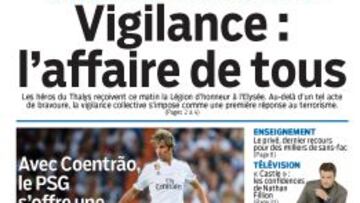 Portada de Le Parisien.