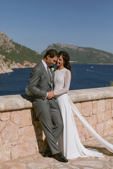 Rafa Nadal y Mery Perelló posan como marido y mujer.