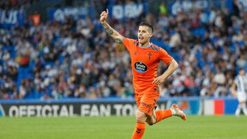 Alfon, con el Celta.