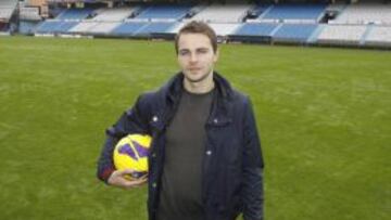 Vadim Demidov jugará hoy su primer partido con el Celta ante su nueva afición.