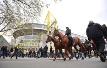 La seguridad, protagonista del B. Dortmund-Mónaco