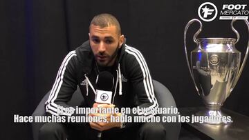 Benzema se deshace en elogios con Zidane: "Es un ejemplo"
