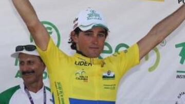 <b>EN COLOMBIA. </b>Óscar Sevilla corría con el equipo Orgullo Paisa.