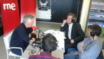 Ancelotti en la entrevista en RNE