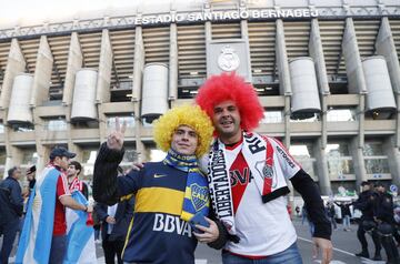 Así está el ambiente en Madrid para la final River - Boca