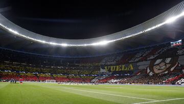 Panor&aacute;mica del Metropolitano en el Atl&eacute;tico-United de octavos de final de la Champions 21-22.