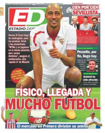 Portadas de la prensa deportiva