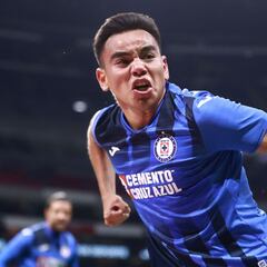 Charly Rodríguez marcó su primer gol con Cruz Azul
