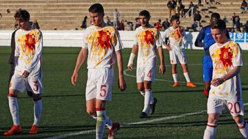 Los jugadores de Espa&ntilde;a Sub-19. 