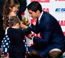 La emoción de Luis Suárez en su discurso de la Bota de Oro