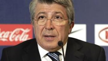Enrique Cerezo, presidente del Atlético de Madrid