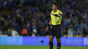 Bismarks Santiago, el árbitro de la final ida de la Copa BetPlay entre Nacional y América.