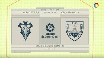 Resumen y goles del Albacete - Numancia de LaLiga SmartBank