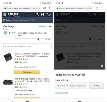 Comprar en grupo en Amazon: Así son las nuevas Listas de deseo