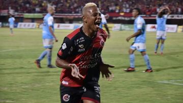 Jhon Vásquez anota el primer gol ante Llaneros