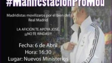 La Delegación de Gobierno no autoriza la marcha pro Mourinho