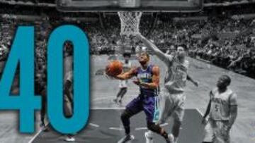 Kemba Walker, 40 puntos.