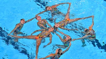 México obtiene buenas notas en segundo día de natación artística