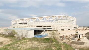 En marcha las obras de los accesos al Wanda Metropolitano