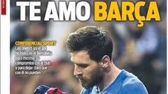 Los 500 goles de Messi en las portadas de la prensa catalana