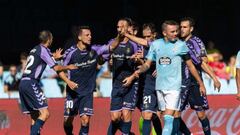 El Real Valladolid tuvo un punto de infl&eacute;xi&oacute;n en Bala&iacute;dos en la temporada 2018-19 ante el Celta.