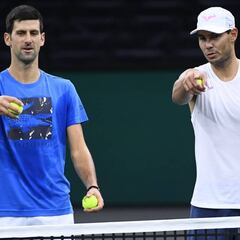 Nadal y Djokovic, con la cabeza en París y no en Nueva York