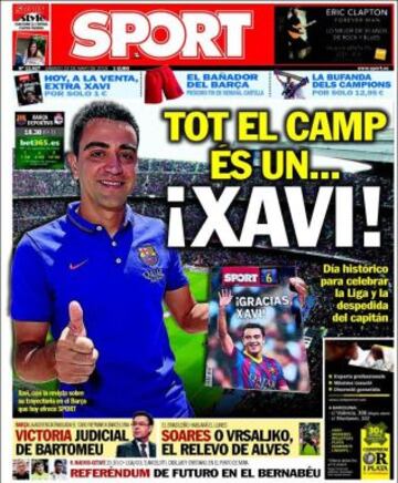 Portadas de la prensa deportiva