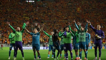 La plantilla del Betis, en la ronda anterior.