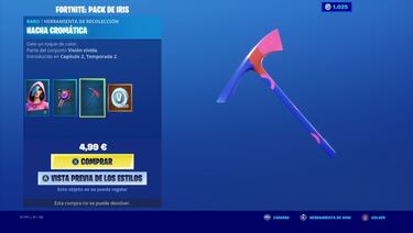 Fortnite: así es Iris, el nuevo skin y su pack; precio y contenido