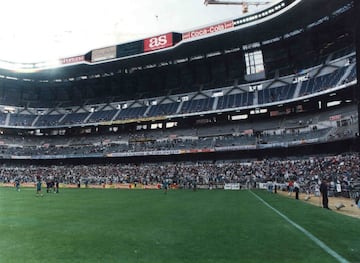 Con las nuevas gradas el aforo del estadio pasó de 106.000 a 86.000 espectadores.