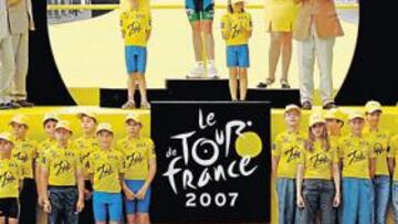 Alberto Contador se coronó ayer como vencedor del Tour de Francia.