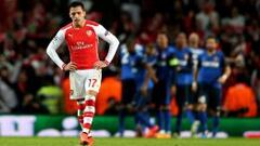 Alexis S&aacute;nchez luch&oacute; pero no pudo ayudar a un mejor desempe&ntilde;o del Arsenal.