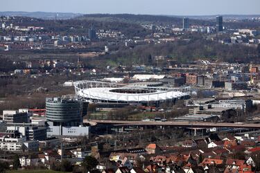 El estadio del Sttutgart tiene capacidad para 51.000 espectadores.