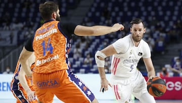 Rudy Fernández, defendido por Dubljevic.