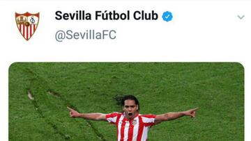 Lo que colg&oacute; el Sevilla.