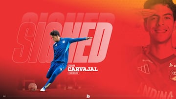 Juan Esteban Carvajal, nuevo jugador del Phoenix Rising