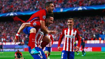 Koke, Saúl y Griezmann son jugadores muy seguidos desde el Camp Nou.