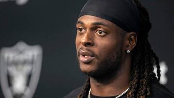 Las Vegas Raiders receiver Davante Adams faces misdemeanor assault charges for pushing a photographer to the ground after losing to the Kansas City Chiefs.