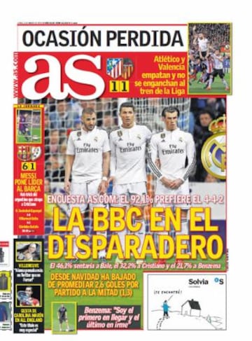 Las portadas de AS de marzo