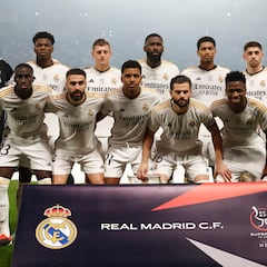 1x1 del Real Madrid en la final: Vinicius, el príncipe de Riad