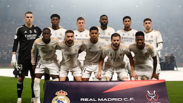 1x1 del Real Madrid en la final: Vinicius, el pr¨ªncipe de Riad