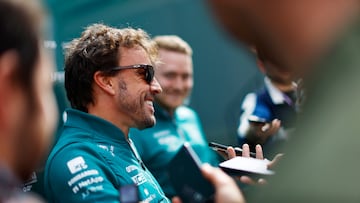 Fernando Alonso (Aston Martin). Bak¨², Azerbaiy¨¢n. F1 2023.