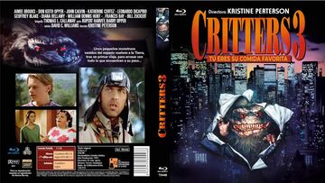 Portada y contraportada del Blu-Ray de Critters 3. 

Imagen: Amazon.