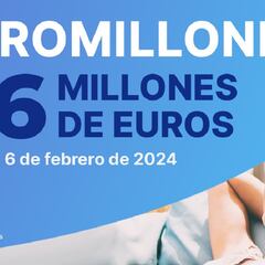 Euromillones: comprobar los resultados del sorteo de hoy, martes 6 de febrero