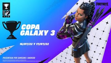 Anuncio oficial de la Copa Galaxy 3 en Fortnite