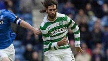 <b>POCAS FIGURAS. </b>Samaras, con el Celtic.