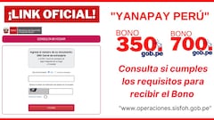 Bono Yanapay, 210 soles y Escolaridad | Link y consultar en cuenta DNI quién cobra hoy, 15 de enero