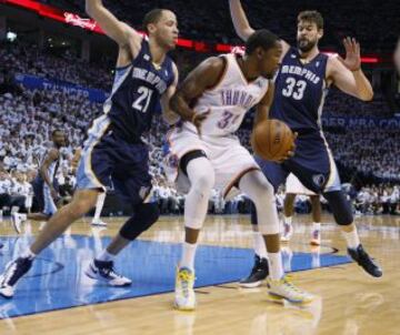 El equipo del pívot español se impuso 84-88 a los Oklahoma City Thunder en el Chesapeake Energy Arena de Oklahoma City.